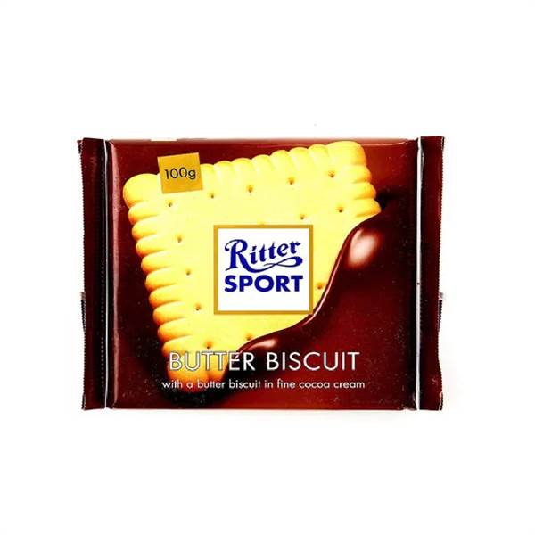 Ritter Sport Butter Biscuit Chocolate Imported